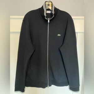 Vintage Lacoste baggy mesh/thermal bomber jacket